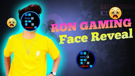 face reveal of ron gaming|face to face reveal video.